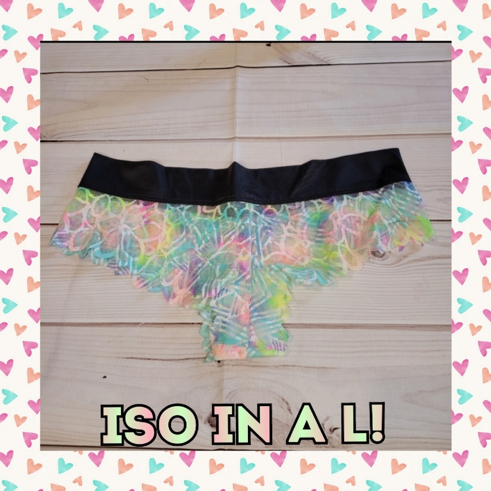 PINK Victoria's Secret Watercolor Cheekster Panties (ISO)